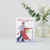 Ballroom Dansende Visitekaartjes (Staand voorkant)