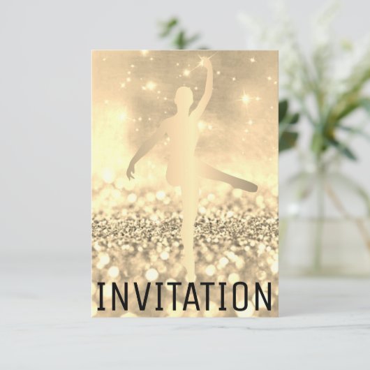 Ballroom danser Piruette Foxier Titanium Ivoor Kaart (Staand voorkant)