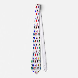 Ballroom dansers in Colour Necktie Stropdas