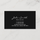 Ballroom dansers in de Spotlight Tango Classes Visitekaartje (Achterkant)