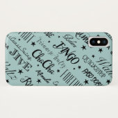 Ballroom danspatroon | Kies je kleur Case-Mate iPhone Case (Achterkant (horizontaal))