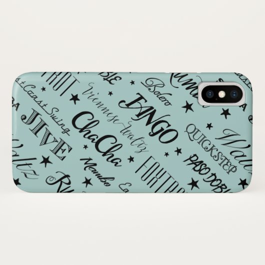 Ballroom danspatroon | Kies je kleur Case-Mate iPhone Case (Achterkant (horizontaal))
