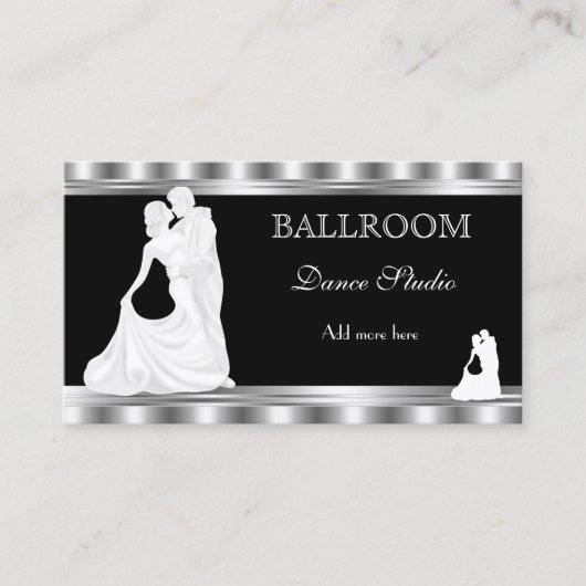 BALLROOM dansstudio danslessen 3 Visitekaartje (Voorkant)