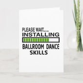 Ballroom dansvaardigheden installeren kaart (Voorkant)