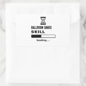 Ballroom dansvaardigheid Laden...... Rechthoekige Sticker (Tas)