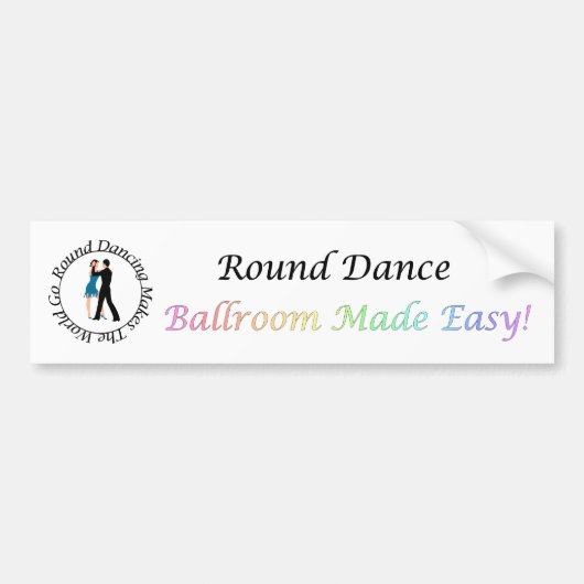 Ballroom Made Easy Bumpersticker (Voorkant)