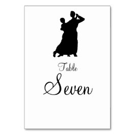"Ballroom paar" Tafel Kaarten