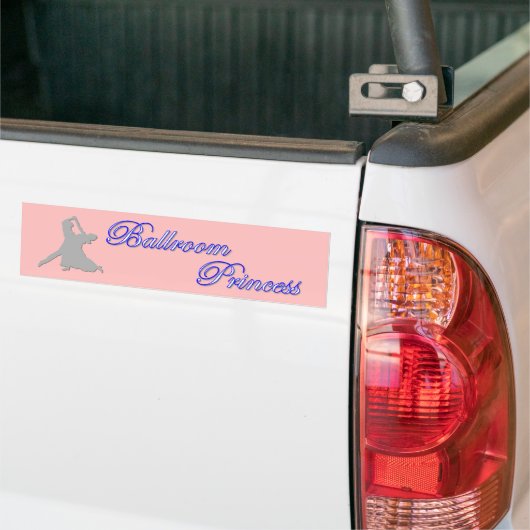 Ballroom Princess Bumpersticker (Op Truck)