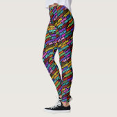 ballroomdans | dansstijlen | Kleurrijke print Leggings (Links)