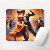 Ballroomdansende koppels dansmuziek muismat (Met muis)
