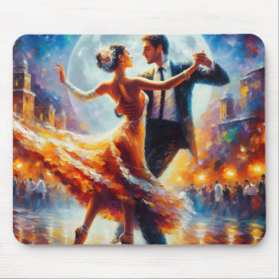 Ballroomdansende koppels dansmuziek  muismat