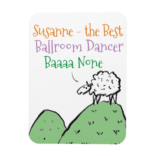 ballroomdanseres magneet (Verticaal)