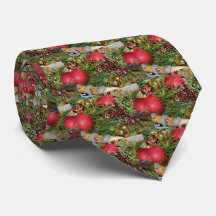 Balls Beads Evergreens Kerstfeestdag Stropdas