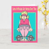 BALLS & CHAINS Verjaardag Kaart (Gele Bloem)