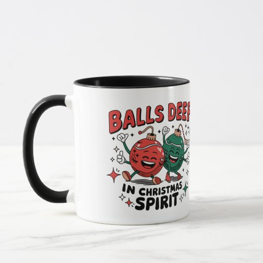 Balls Deep Christmas Spirit Mok (Links)