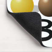 Balls Mousepad voor Snooker Players en ALL! Muismat (Hoek)