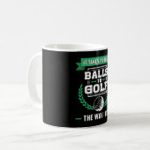 Balls Of Golf Player Golfing Sports Funny Koffiemok (Voorkant links)