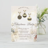  Balls, Snowflakes Cadeaus Company Kaart (Staand voorkant)