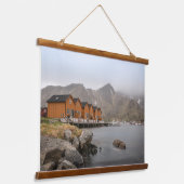 Ballstad Lofoten Hangend Wandkleed (Gebogen)