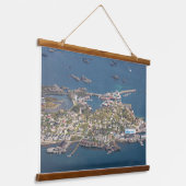 Ballstad Lofoten Hangend Wandkleed (Gebogen)