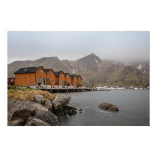 Ballstad Lofoten Perfect Poster