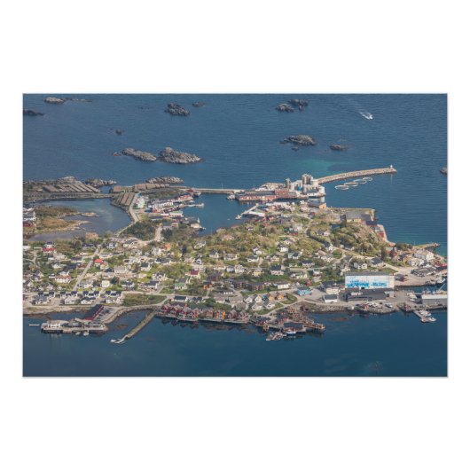 Ballstad Lofoten Perfect Poster (Voorkant)