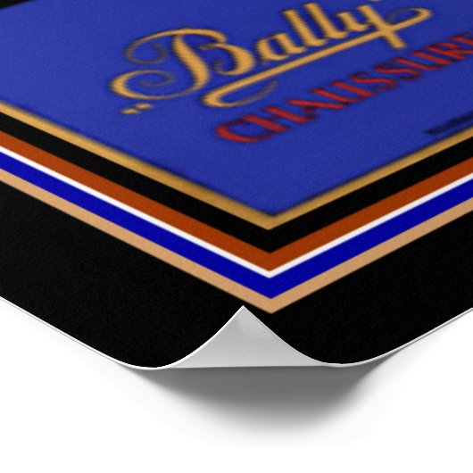 Bally Chaussures Deco Poster 16 x 20 ca. 1924 (Hoek)