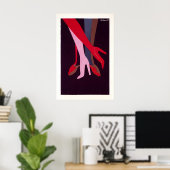 Bally Shoes Vintage Poster – Franse Modeprint (Thuiskantoor)