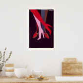 Bally Shoes Vintage Poster – Franse Modeprint (Keuken)