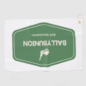 Ballybunion Ierland Golfbestemming Golfhanddoek (Horizontaal)