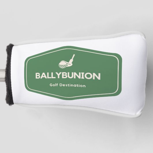 Ballybunion Ierland Golfbestemming Golfheadcover (Voorkant)