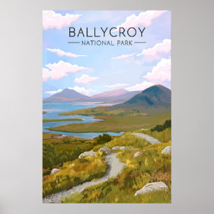 Ballycroy Nationaal Park Ierland Reisposter Poster