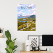 Ballycroy Nationaal Park Ierland Reisposter Poster (Thuiskantoor)