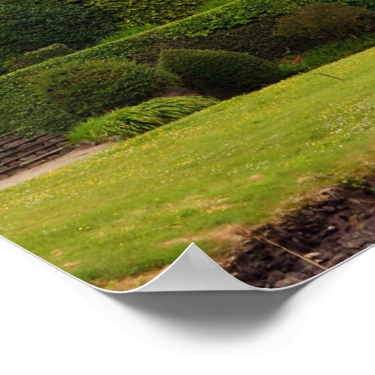 Ballynahinch Castle, Ierland Poster (Hoek)