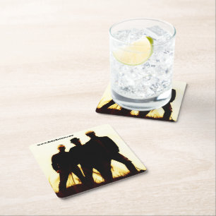 BallyRotters.com Silhouette - Beer Mats Kartonnen Onderzetters