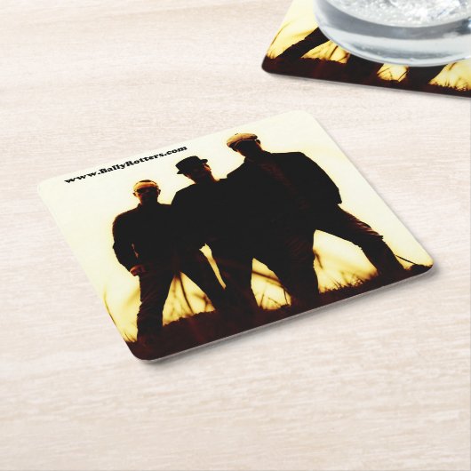 BallyRotters.com Silhouette - Beer Mats Kartonnen Onderzetters (Schuin)