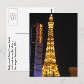 Ballys en eiffeltoren briefkaart (Voorkant / Achterkant)