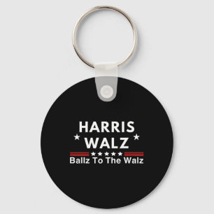 Ballz naar de W Harris W 2024 Kalama Harris Waltz  Sleutelhanger