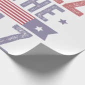 Ballz naar de Walz Harris Waltz 2024 verkiezing Cadeaupapier (Hoek)