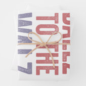 Ballz naar de Walz Harris Walz Verkiezing 2024 Inpakpapier Vel (In situ)