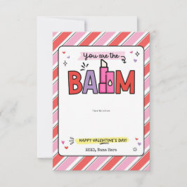 Balm Chapstick Kaart Holder Valentijnsdag Gift