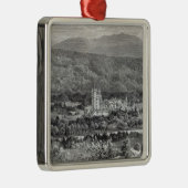 Balmoraal, van 'vrijetijdsuur', 1888 metalen ornament (Rechts)