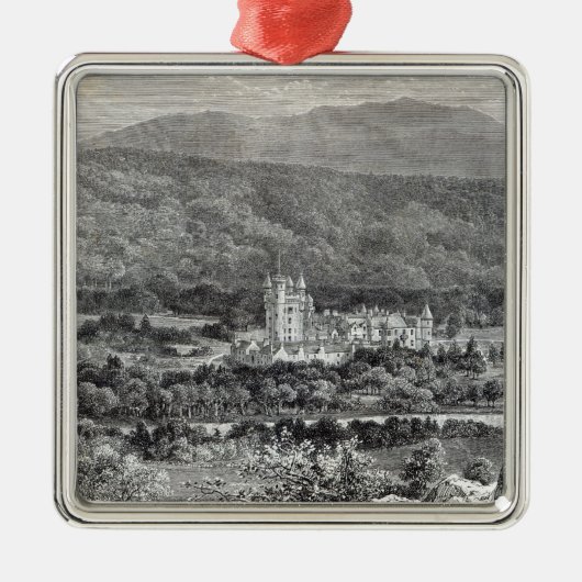 Balmoraal, van 'vrijetijdsuur', 1888 metalen ornament (Voorkant)