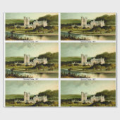 Balmoral Castle 1897, herstelde hoge resolutie Cadeaupapier (Vlak)