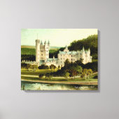 Balmoral Castle 1897, herstelde hoge resolutie Canvas Afdruk (Voorkant)