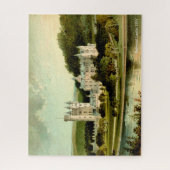 Balmoral Castle 1897, herstelde hoge resolutie Legpuzzel (Verticaal)