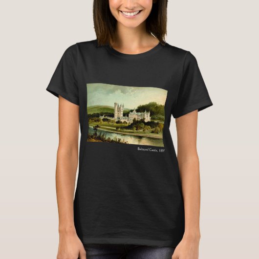 Balmoral Castle 1897, herstelde hoge resolutie T-shirt (Voorkant)