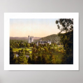 Balmoral Castle, Aberdeenshire, Schotland Poster