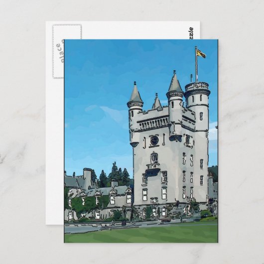 Balmoral Castle Briefkaart (Voorkant / Achterkant)