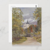 Balmoral Castle door koningin Victoria Briefkaart (Voorkant / Achterkant)